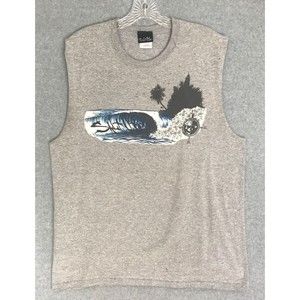 Salt Life Mens Shirt Tank Top Mens Large Muscle Waves Beach‎ Compas art Casual